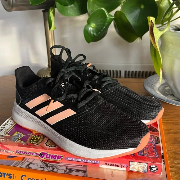 adidas | Shoes | Black Pink Adidas Running Youth Sneakers | Poshmark